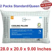 Mainstays Cooling Bed Pillow, Standard/Queen, 2 Pack