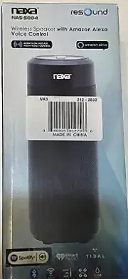 Naxa NAS-5004 Wireless Speaker With Amazon Alexa Voice Control