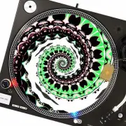 Tie Dye Swirl Slipmat Turntable 12" for DJ Vinyl LP Audiophile