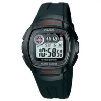 在飛比找蝦皮商城優惠-【CASIO】十年電力風潮酷炫電子錶-黑(W-210-1C)