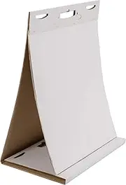 BoardsPlus Tabletop Self Stick Flipchart Pad, 70 gr/sqm Paper, 20 Sheets per pad, 58,5 x 50 cm
