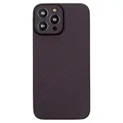 For iPhone 13 Pro 6.1 inch Precise Cutout Aramid Fiber Back Case Cover-Matte Red