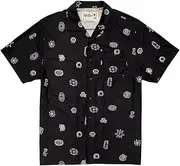 [Howler Bros] Men's Palapa Tech Shirt, Mementos/Black