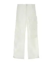 Ten C Logo-Patch Straight-Leg Cargo Pants 52 White