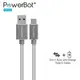 美國聲霸PowerBot PB303 USB Type-C轉 USB 3.0 高速傳輸充電線1條 typec