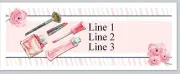 Personalized Address Labels Cosmetics MakeUp (JX 628)
