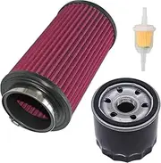 Cyinman 7080595 Air Filter 2520799 Oil Filter Fit for Polaris Sportsman 335 400 450 500 550 570 600 700 800 850 Magnum 325 500 Trail Boss 325 330 Xpedition 325 425