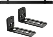 [Coyktonty] Universal Soundbar Wall Mount， Universal Model Non-Slip and Anti-Drop Audio Storage Brackets for Samsung, Vizio, Lg, Sony, JBL, Bose and More Soundbar Mount Bracket with Hardware Kit