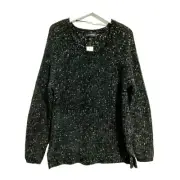 Lane Bryant Sweater, black speckled sweater, Size 18/20, NWT