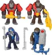 Fisher Price Imaginext Jungle Boss Level Army Pack toy Gorilla Action figure set