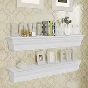 Wall Shelves Aaliyah 2 pcs White Wall Furniture