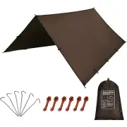 KALINCO Waterproof Camping Tarp Tent Hammock Rain Fly, 10X10FT/10X15FT, Mutif...