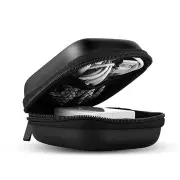 2PCS Portable Headphone Earphone Storage Bag EVA Storage Box Multi-function Data Cable Bag