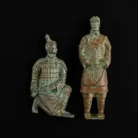 在飛比找蝦皮購物優惠-秦始皇兵馬俑西安博物館旅遊紀念品裝飾磁鐵貼創意3D立體冰箱貼