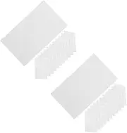 STOBOK 2sets Blank Index Cards Small Notepad Paper Flashcards Study Supplies 100pcs*2