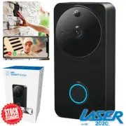 Laser Smart Doorbell WiFi Camera Video Door Bell Intercom Ring Chime inBuilt Mic