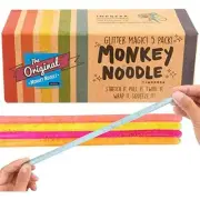 5-Pack Glitter Original Monkey Noodle Stretchy String Fidget / Sensory Toys