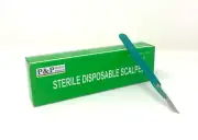 Disposable Scalpel #14 Sterile Plastic Handle by P&P Medical Surgical Case _ 500