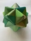 Handmade Origami 3D Geometric Shape-Icosahedron