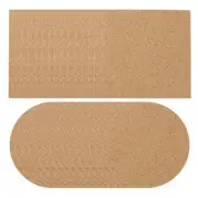 3.94" 2mm Thick Adhesive Cork Sheets, 60 Pcs Squares Round Cork Board