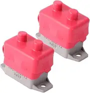 LALADEFIEE 2pcs Circuit Breaker for Front Master Cylinder Red Electric Cars Circuit Breaker Plastic Bolt Circuit Breaker