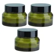 3 Pcs Cream Bottle Travel Jars Storage Empty Containers with Lid