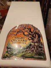 Angry orchard hard cider . Metal sign
