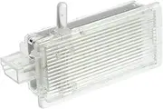 X AUTOHAUX Interior Trunk Light Courtesy Footwell Boot Lamp No.63316962045/63318364920 for BMW 128i 135i 08-11 for BMW 328i 07-13 ABS PC White