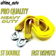 5 TONNE 5T 3.5M Tow Towing Pull Rope Strap Heavy Duty Road Recovery Car Van 4x4