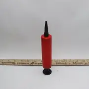 Mini Hand Balloon Pump Plastic Red 18cm