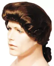 Colonial Man Lt Ch Brown 8 - Lacey Wigs