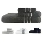 Luxury 100% Egyptian Cotton Towel Sets Bath Hand Towels Face Washer 3pc 650gsm