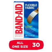 Band-Aid Brand Flexible Fabric Adhesive Bandages All One Size 30ct (7 Pack)