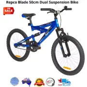 50cm Repco Blade Mountain Bike Dual Suspension Bicycle