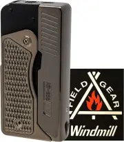 WINDMILL Electronic Lighter USB Rechargeable Gunmetal with USB Cable 71730300