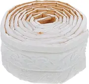 jojofuny Self-Adhesive Baseboard Border 2 Rolls of Peel and Stick Wall Trim Corner Molding Non-damaging for Wall Decor