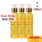 3x Over White AHA 70% Body Serum Remove Dark Skin Lightening Bleaching Body Skin