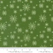 Moda Fabric - Once Upon Christmas Evergreen - Snowfall Blenders Snowflake - Sold
