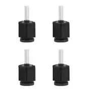 4Pcs Aquarium Sponge Filter Breeding Fry Betta Shrimp Nano Fish Tank With Replace Cotton Wick Black-XY180