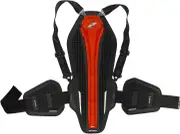 Zandona Hybrid Back Pro RS X8 Back Protector, black-red for Men One Size Black Red