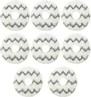 [YBVABE] Mop Pads for Ecovacs DEEBOT T30 Omni/ T20 Omni/ X1 Turbo/ X1 Omni / X1 E Omni / T10/ T10 Plus/ X2 Omni Accessories 8 Pack Washable Microfiber Mopping Pads