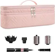 [ARLMEGOR] Double-Layer Carrying Case Fit for Revlon One-Step Hair Dryer, Travel Bag for Hair Volumizer/Styler,Water Resistant Storage Organizer Box,Compatible with FlexStyle Attachment (Bag Only)