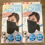 ✨現貨不用等✨ 日本 AQUA 抗UV口罩 面罩 涼感 透氣 消暑 防曬 涼感抗UV加長型防曬口罩