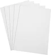 Angoily 5 Sheets Cardboard Particle Board Back Board Backing Board Picture Frame Backing Kit Picture Frame Mats Photo Frame Backing Mat Photo Frame Backing Card Book Board