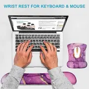 Wrist Rest for Keyboard and Mouse Ergonomic Keyboard Wrist Rest Pad Memory Foam