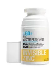 Invisible Zinc 4 Hour Water Resistant SPF50+ UVA-UVB 50ml