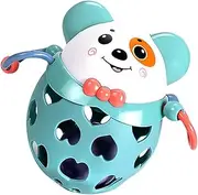 ERINGOGO Dog Plastic Rattle Chewing for Boy Girl Lightweight Handheld Adorable Cartoon Design Promotes Sensory Development and Parent Interaction