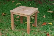 Windsor's Genuine Grade A Teak Cape Cod 20" Square x 18"H Side Table.