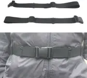 One Backpack Waist Belt Backpack Waist Strap Universal Fit with Buckle - Black,