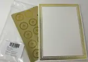 Certificate-Diploma Paper-The Paper Perk- 50 sheets plus stickers.. NEW